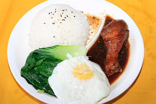 红烧鸡腿饭